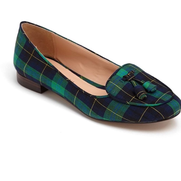 plaid loafers